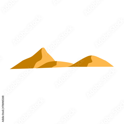 sand dune desert illustration