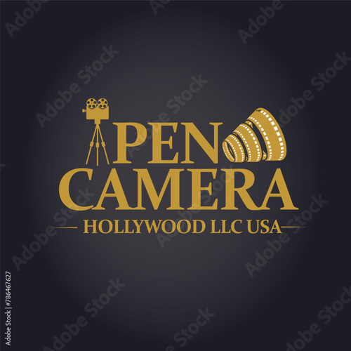 PEN CAMERA HOLLYWOOD LOGO