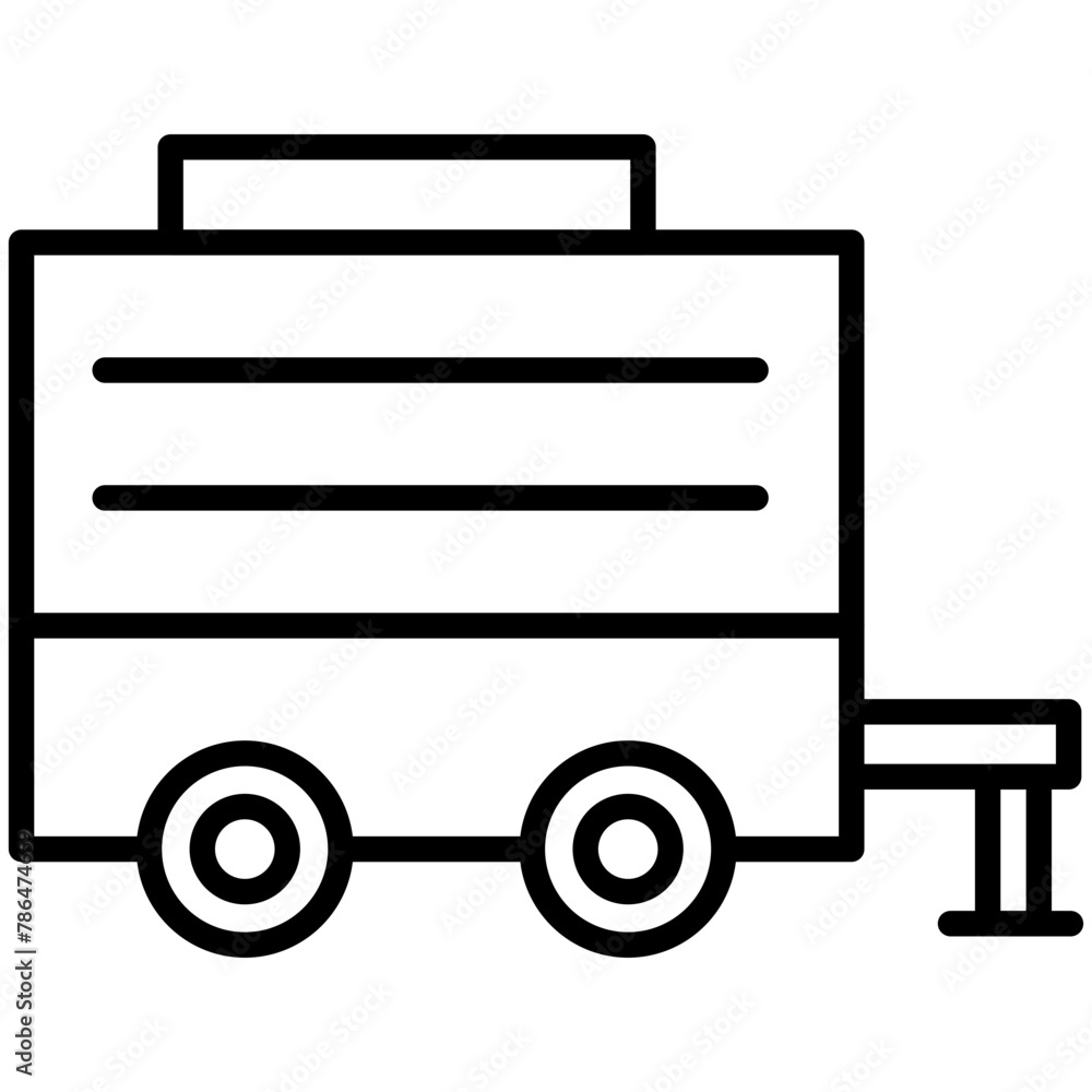 caravan vector design icon for out door caravan vector design icon for out door