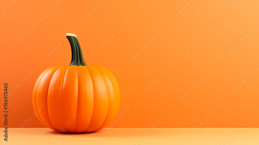 Orange pumpkin, halloween background Orange pumpkin, halloween background