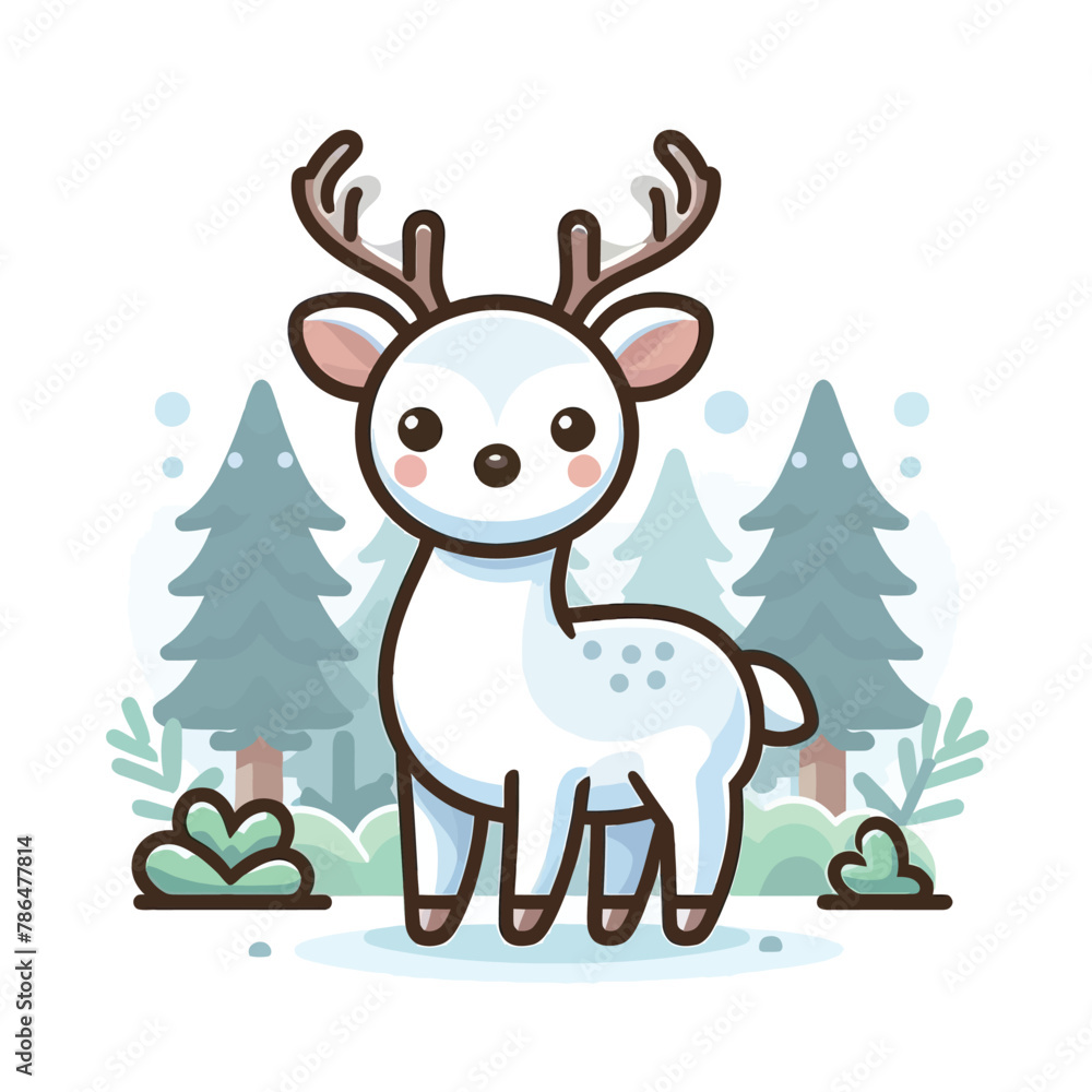 Deer vector illustration Deer vector illustration