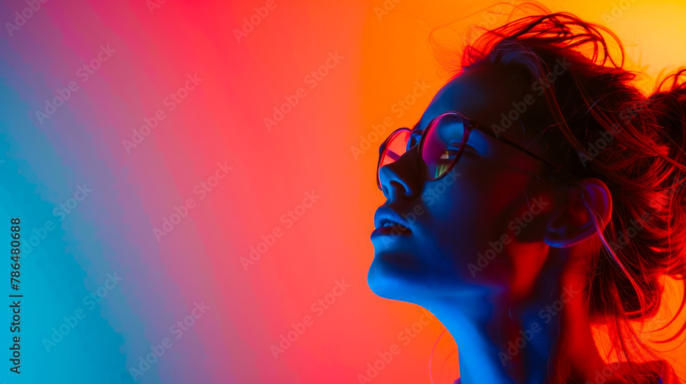 Portrait of Pride with Simple Gradient Portrait of Pride with Simple Gradient