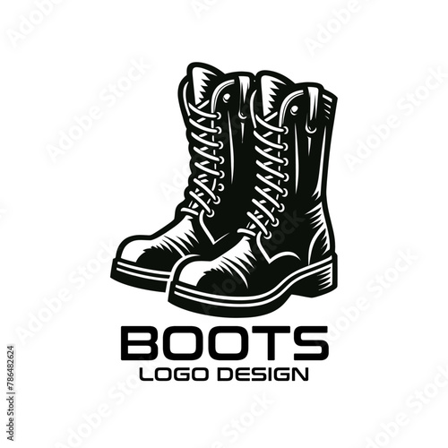 Boots Vector Logo Design