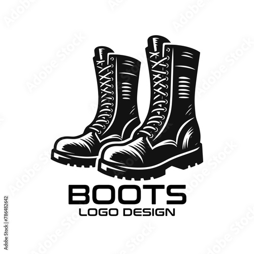 Boots Vector Logo Design