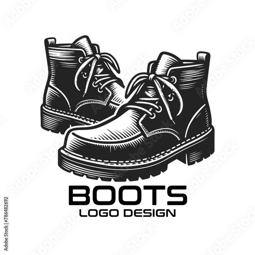 Boots Vector Logo Design