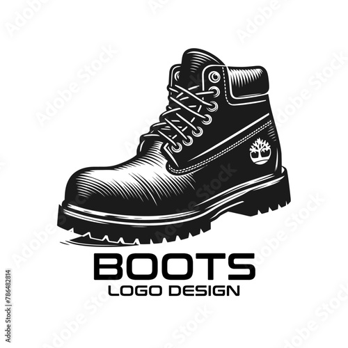 Boots Vector Logo Design
