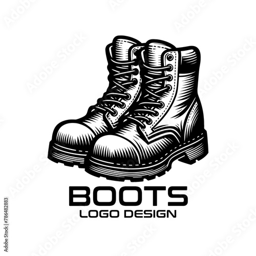 Boots Vector Logo Design