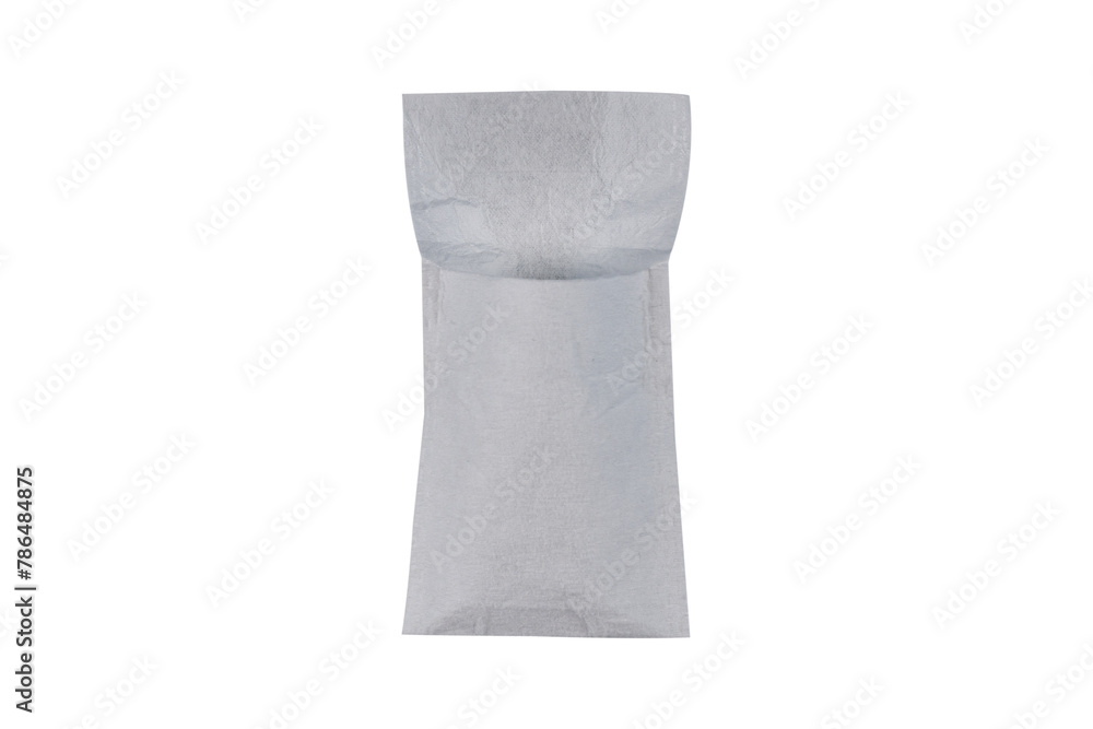 Recyclable cotton bag isolated on white background. Recyclable cotton bag isolated on white background.