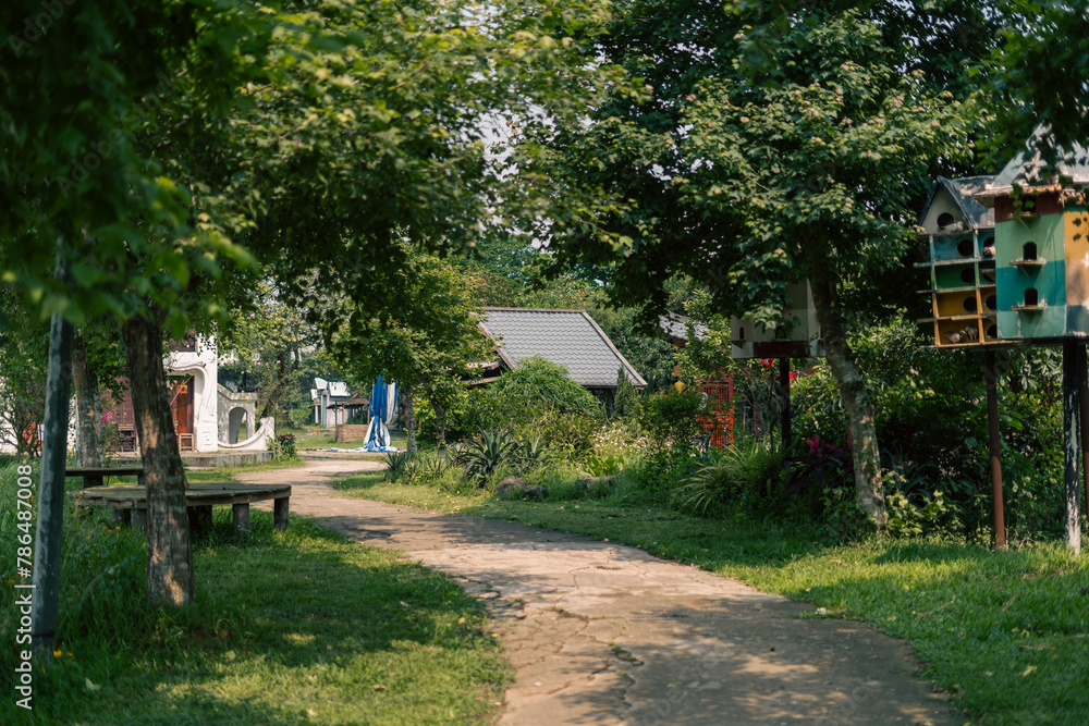 house in the village