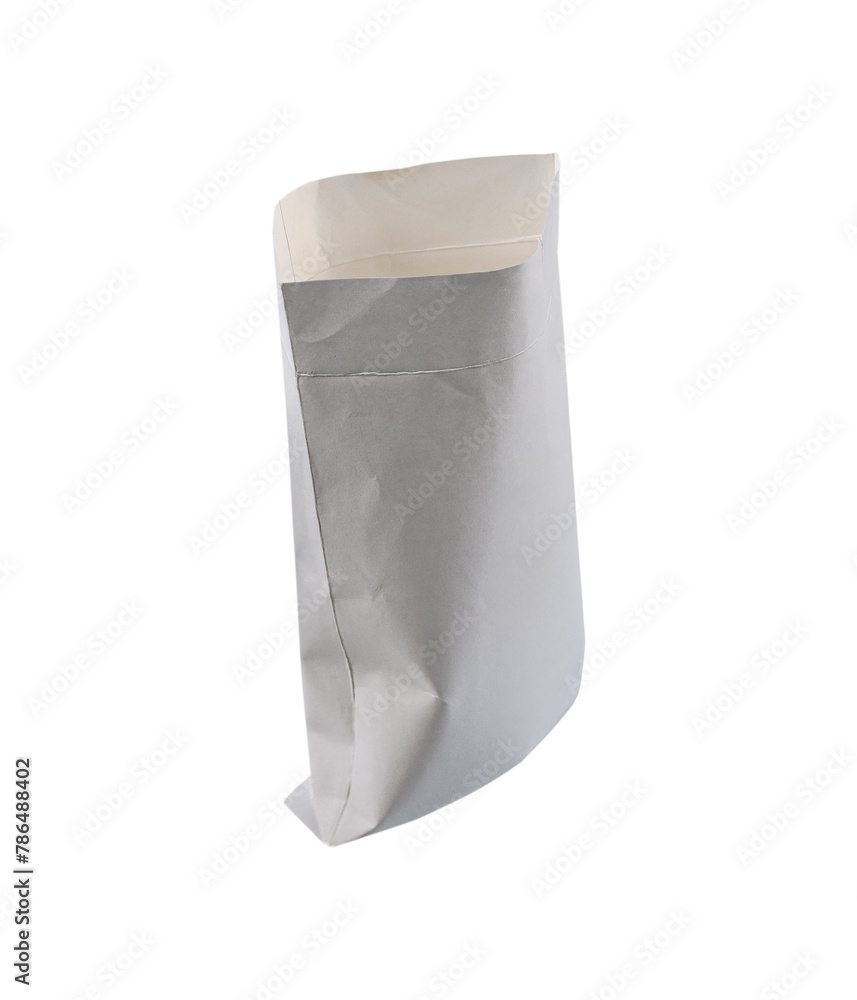 Recycled paper bag isolated on white background. Recycled paper bag isolated on white background.