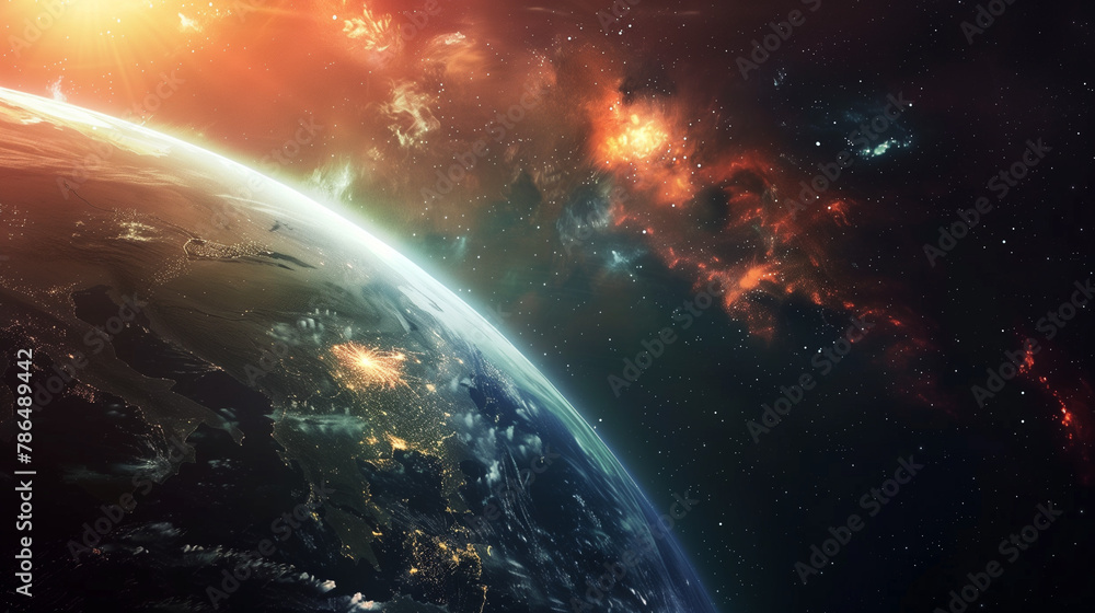 Obraz premium earth in space