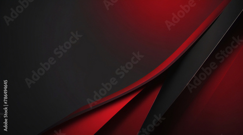 Abstraktes Rot und Schwarz sind helle Muster mit einem Farbverlauf mit Bodenwand, Metallstruktur, weichem Tech-Hintergrund, diagonalem Hintergrund, schwarz, dunkel, elegant, sauber und modern.	 photo