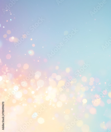 Light and airy pastel bokeh background with a soft gradient of colors, perfect for adding a touch of elegance to your designs. This background is great for creating a dreamy atmosphere.
