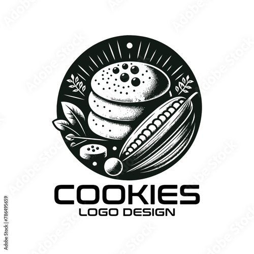 Cookies Vector Logo Design photo