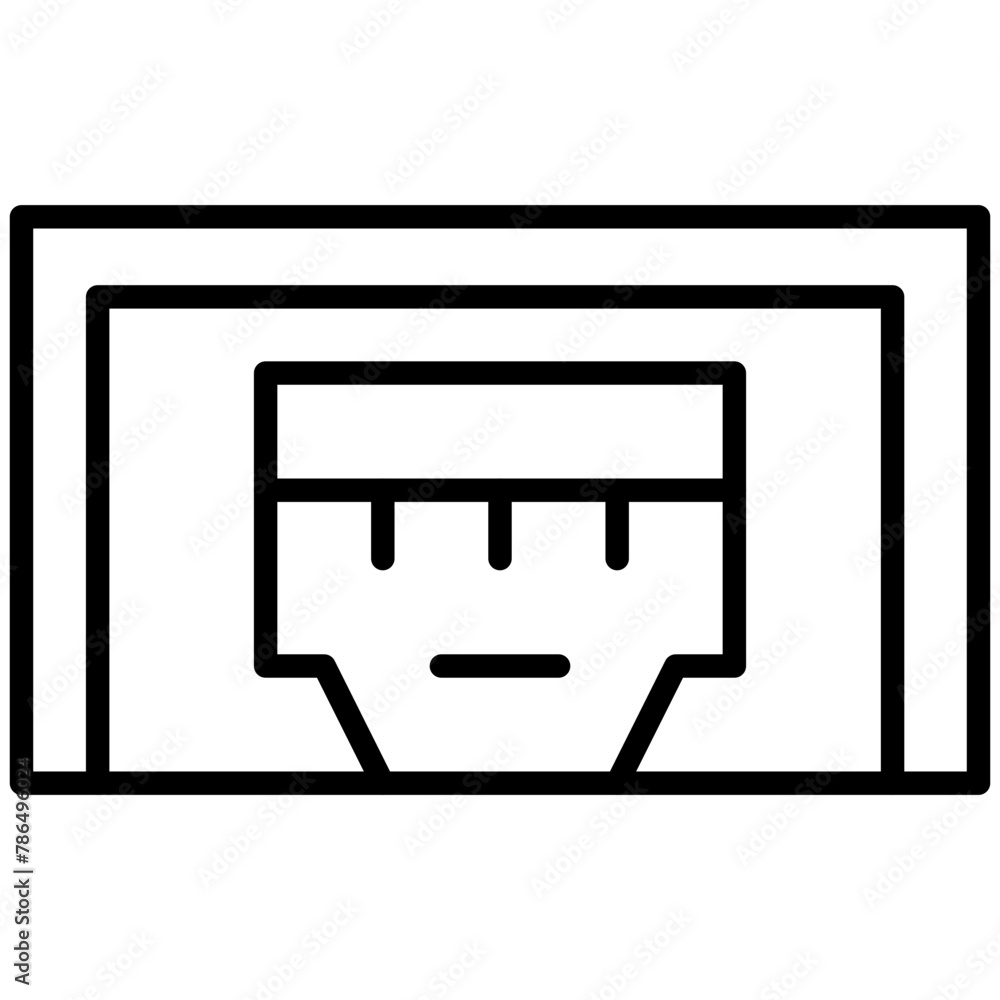 hdmi port vector design icon for download .svg hdmi port vector design icon for download .svg