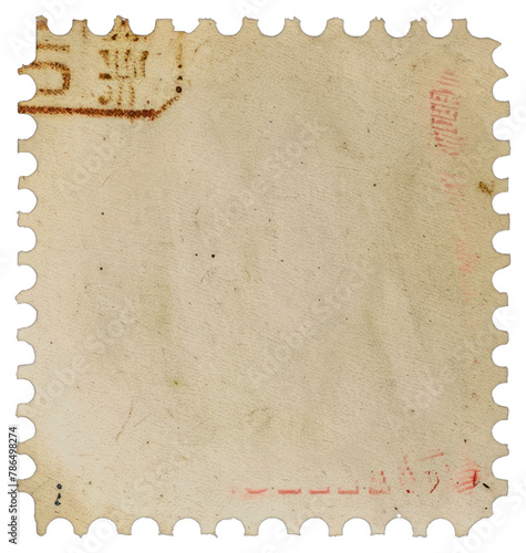 PNG Vintage blank postage stamp currency banknote history.