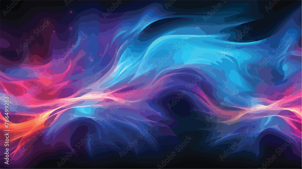 Vector background magic glow Vector illustration isolated