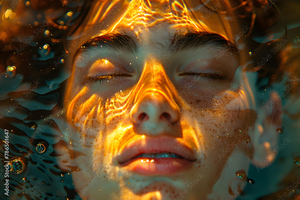 Meditative Journey - Orange & Teal Psychic Waves | Deep Healing and Spiritual Growth
