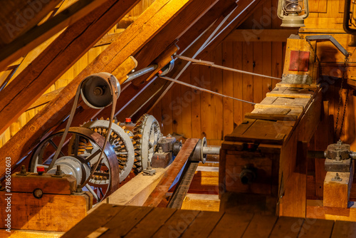 Water wheel mill and open-air museum in Jelka, Slovakia