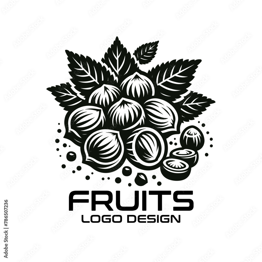 Fototapeta premium Fruits Vector Logo Design