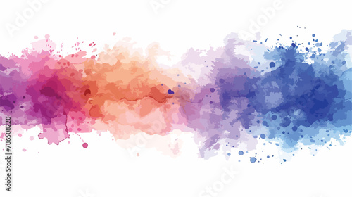 Watercolor abstract background. flat vector isolated o