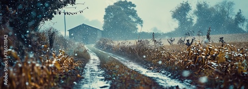 Agricultural Hailstorm Devastation