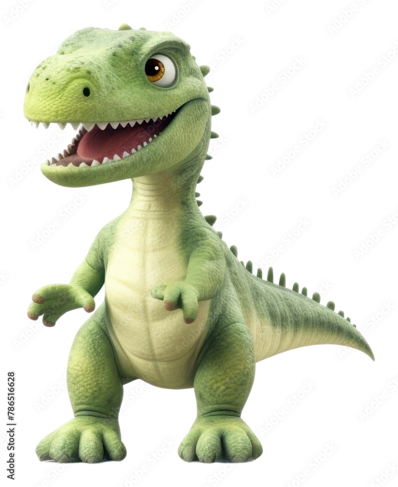 Fototapeta premium PNG Dinosaur reptile animal green