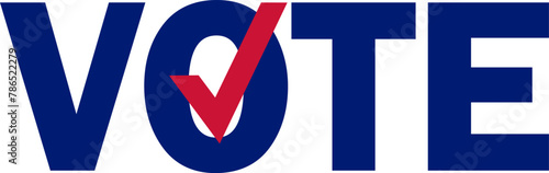 Election vote checkmark.Vote sign.Vote vector icon.Elections Badge Icon.Voting symbol.  USA election.