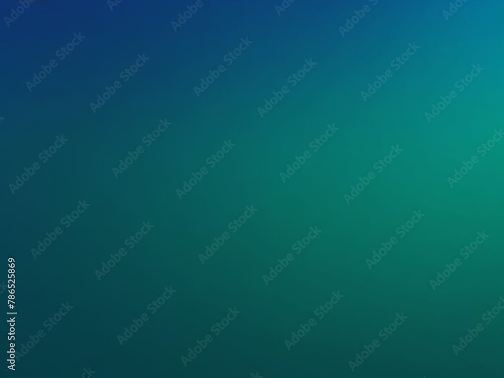 Obraz premium Teal green blue color gradient background glowing gradient blurry soft smooth wallpaper