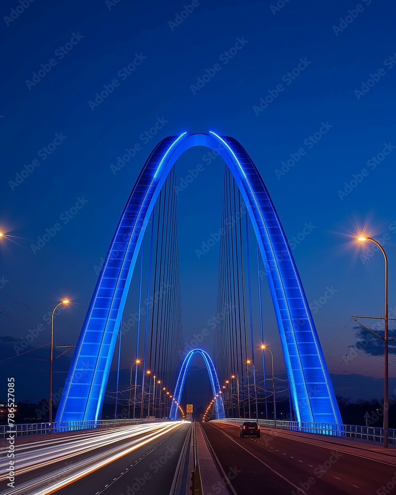 Obraz premium bridge at night