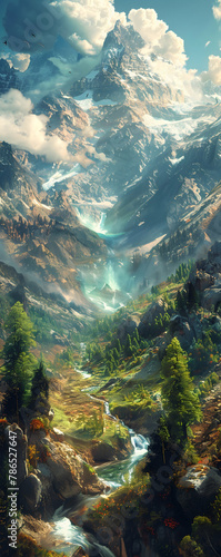 Mystical Mountain Valley