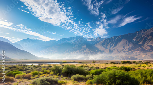 Glorious Morning in Owens Valley: A Mesmerizing Landscape Bringing Nature's Beauty to Life