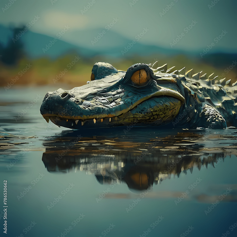 Obraz premium Crocodile