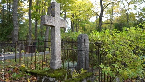 Old cemetery sross photo