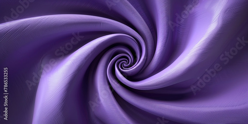 A purple fabric with a spiral design