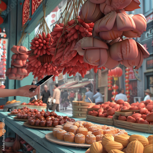 Mooncake market mobile paym...