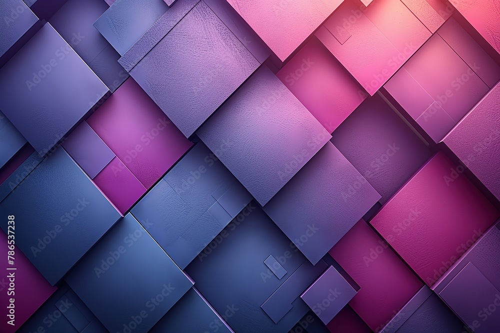 Obraz premium Blue purple background with simple shapes and gradient, vector-style illustration