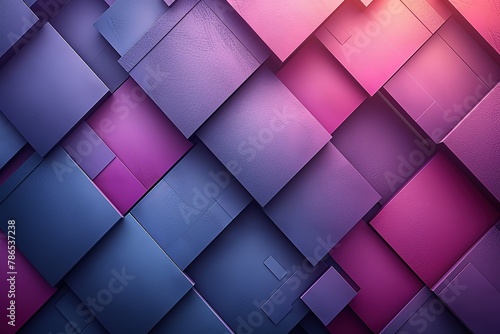 Blue purple background with simple shapes and gradient, vector-style illustration