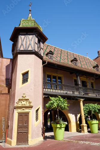Koïfhus or the former customs house in Colmar, Alsace in France