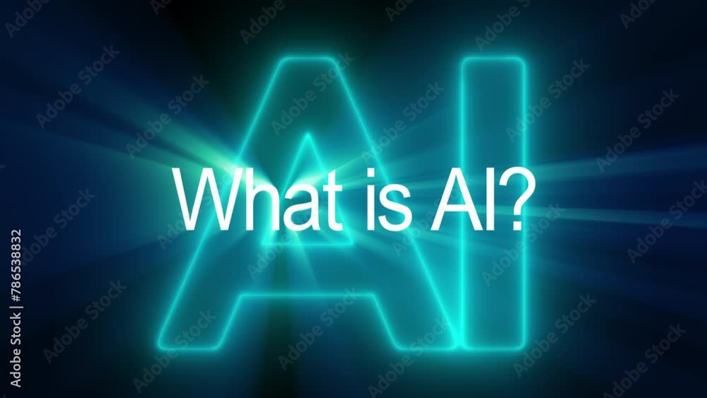 Artificial Intelligence typography animation Artificial Intelligence typography animation