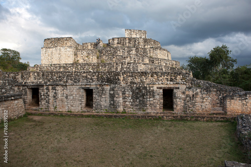 Wallpaper Mural Mexico ruins of the Mayan city of Ek Balam on a cloudy winter day Torontodigital.ca