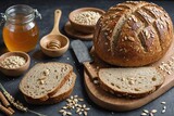 Honey Oat Sourdough cookery and preparation