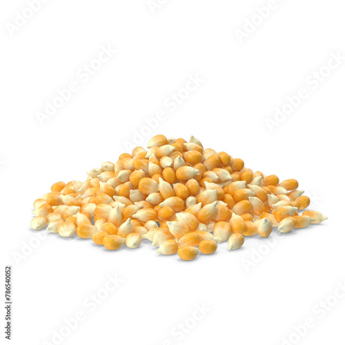 Detailed Corn Seeds 3D Model PNG - Perfect for Agricultural Education and Food Industry Projects