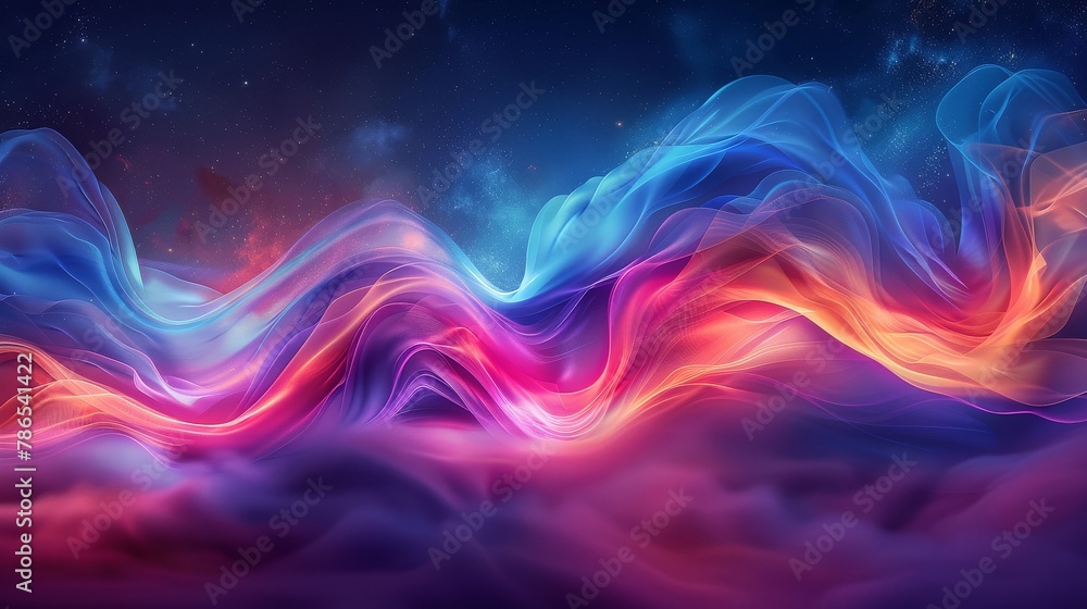 custom made wallpaper toronto digitalColorful abstract background with vibrant blue, purple and red colors