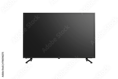Contemporary LED Television - Isolated on White Transparent Background, PNG 