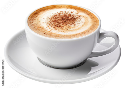 PNG Hot cappuccino coffee saucer latte