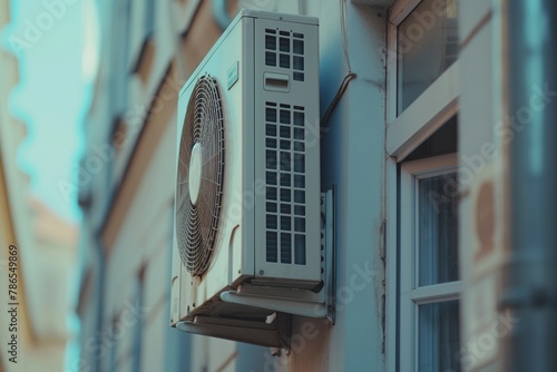 outdoor air conditioner, Air conditioner outdoor view, general air conditioner, Outdoor AC, AC