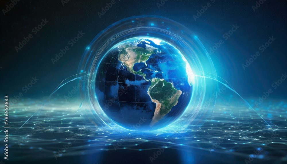 Fototapeta premium earth with space