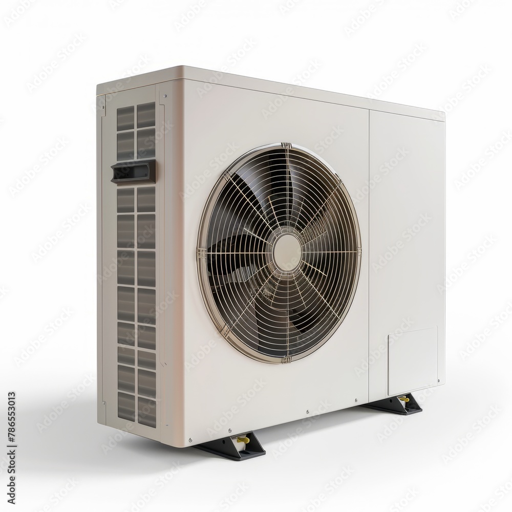 Fototapeta premium Air conditioner isolated on white background, Air conditioner isolated on white background.