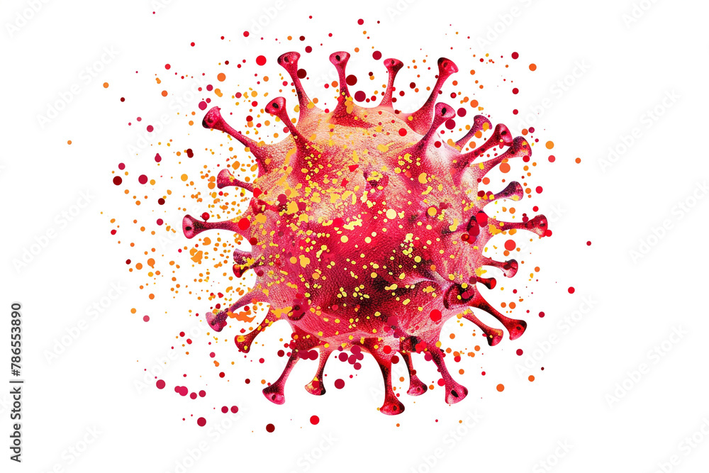 Coronavirus icon symbol vector illustration on white background Coronavirus icon symbol vector illustration on white background